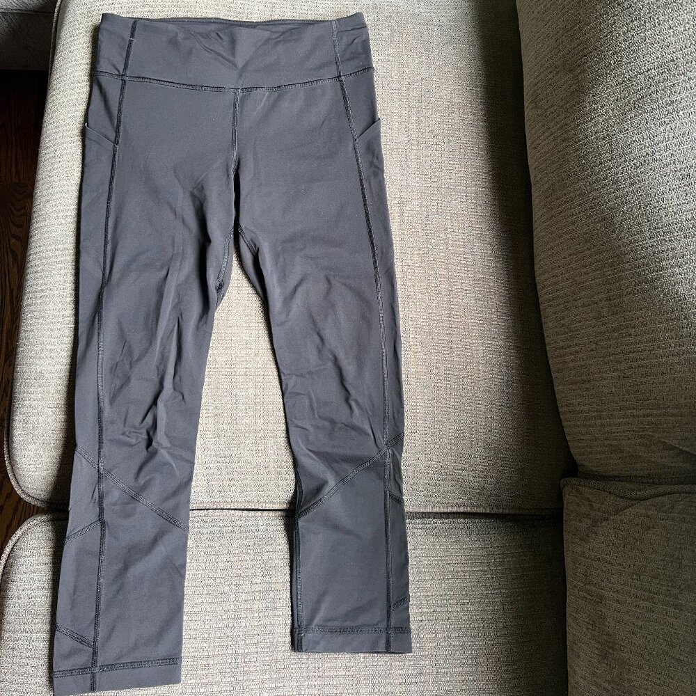 Lululemon Pace Rival 22" Crop Black Leggings Size 6